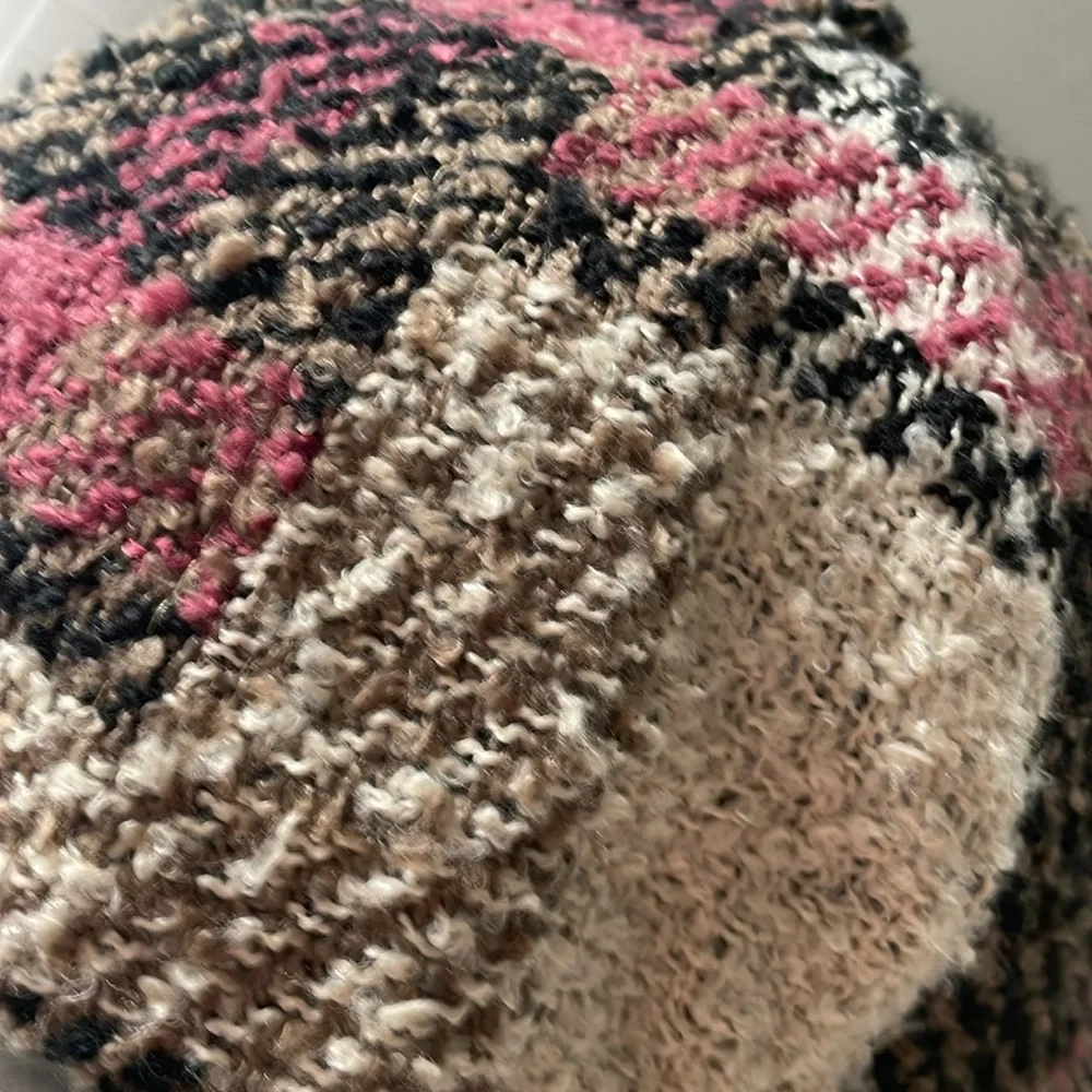 David and Young Tweed Cap - Black, Pink, Cream